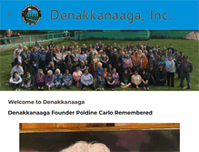 Tablet Screenshot of denakkanaaga.org